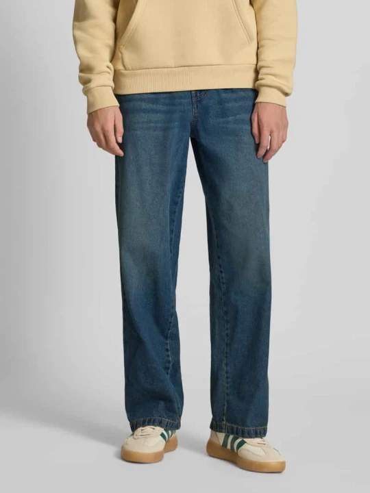 Zdjęcie produktu Jeansy o kroju baggy fit z 5 kieszeniami model ‘HILHAM’ Dickies Jeansowy niebieski