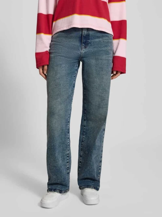 Zdjęcie produktu Jeansy o kroju baggy fit z 5 kieszeniami model ‘JOSIE’ Noisy May Jeansowy niebieski