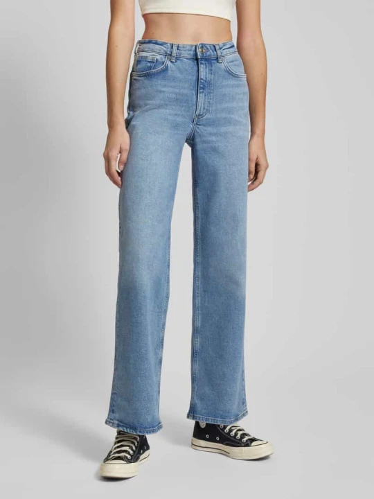 Zdjęcie produktu Jeansy o kroju baggy fit z mieszanki bawełny model ‘JUICY’ Only Jeansowy niebieski