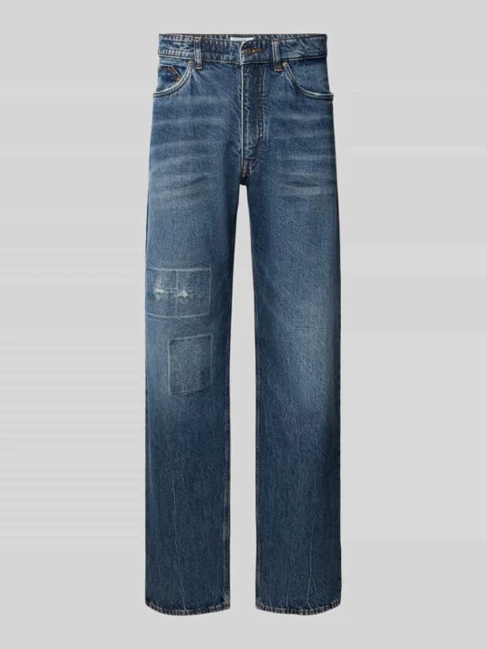 Zdjęcie produktu Jeansy o kroju baggy fit z mieszanki bawełny Drykorn Jeansowy niebieski