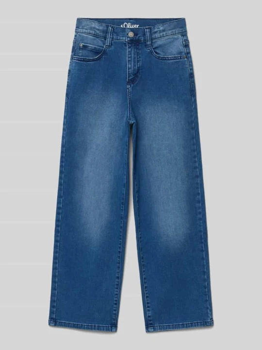 Zdjęcie produktu Jeansy o kroju baggy fit z mieszanki bawełny model ‘BAGGY’ s.Oliver Niebieski