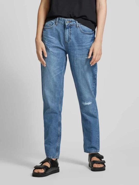 Zdjęcie produktu Jeansy o kroju baggy fit z przetarciami Smith & Soul Jeansowy niebieski