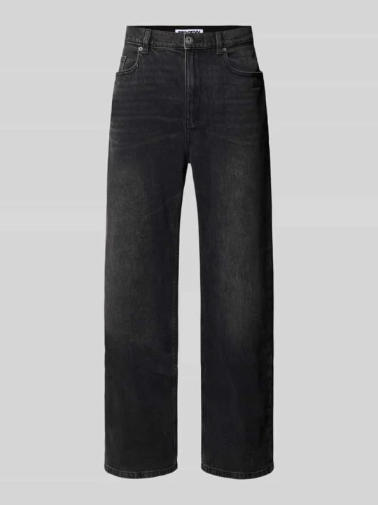 Zdjęcie produktu Jeansy o kroju baggy w stylu 5 kieszeni REVIEW Czarny