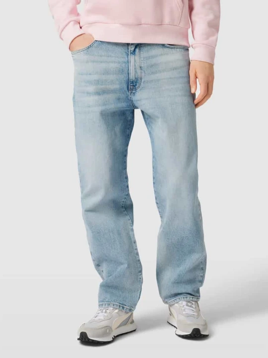 Zdjęcie produktu Jeansy o kroju baggy z dodatkiem streczu REVIEW Niebieski