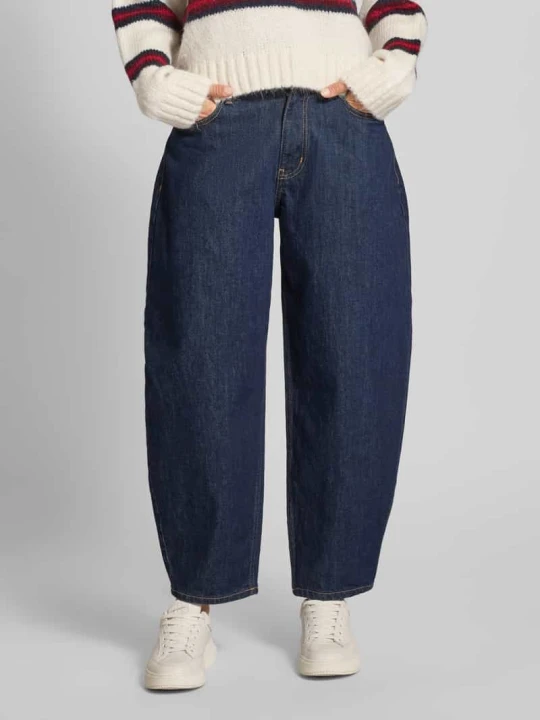 Zdjęcie produktu Jeansy o kroju baggy z mieszanki bawełny model ‘JEANIE BALLOON’ Tommy Jeans Ciemnoniebieski