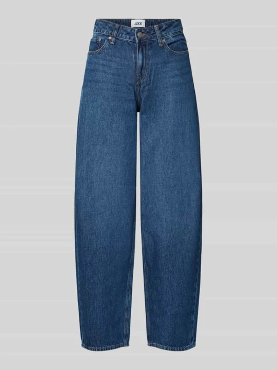 Zdjęcie produktu Jeansy o kroju barrel fit w 5 kieszeni model 'FUJI' JJXX Jeansowy niebieski melanż