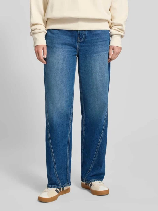 Zdjęcie produktu Jeansy o kroju barrel fit z czystej bawełny model ‘HAAYI’ ARMEDANGELS Jeansowy niebieski