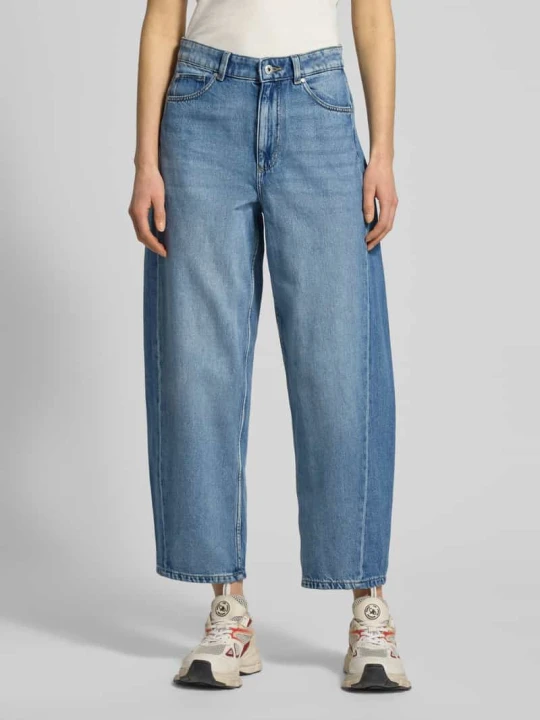 Zdjęcie produktu Jeansy o kroju barrel fit z Efektem znoszenia Jake*s Jeansowy niebieski