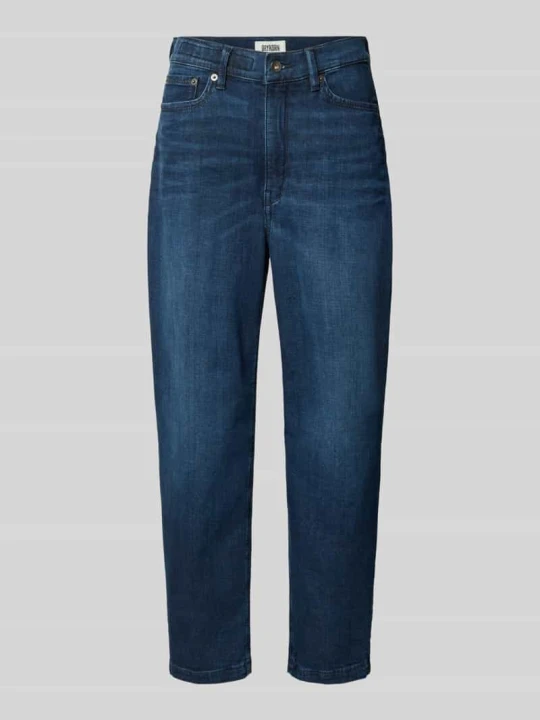 Zdjęcie produktu Jeansy o kroju barrel fit z kieszeniami w szwie model 'FLOWN' Drykorn Ciemnoniebieski