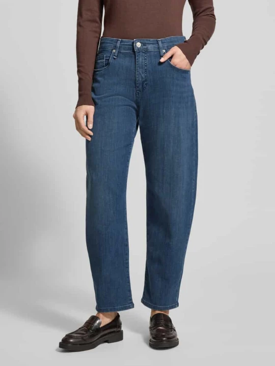 Zdjęcie produktu Jeansy o kroju barrel fit z wpuszczanymi kieszeniami model ‘Danni’ MAC Niebieski