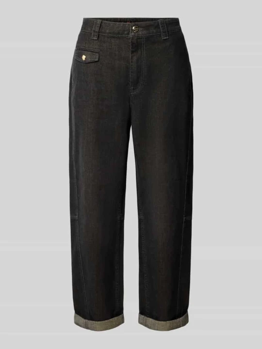 Zdjęcie produktu Jeansy o kroju barrel model „Aymen” MOS MOSH Czarny