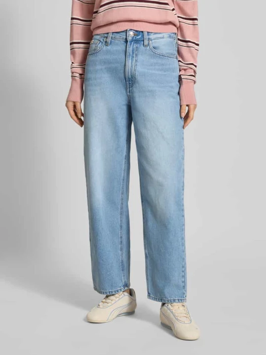 Zdjęcie produktu Jeans typu barrel z detalem z etykietą model „PANAMA” Calvin Klein Jeans Jeansowy niebieski melanż