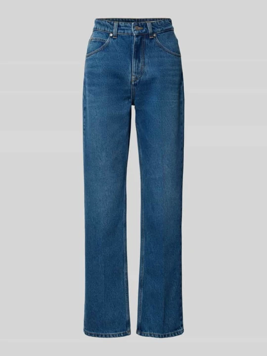 Zdjęcie produktu Jeansy o kroju bootcut z mieszanki bawełny Victoria Beckham Ciemnoniebieski