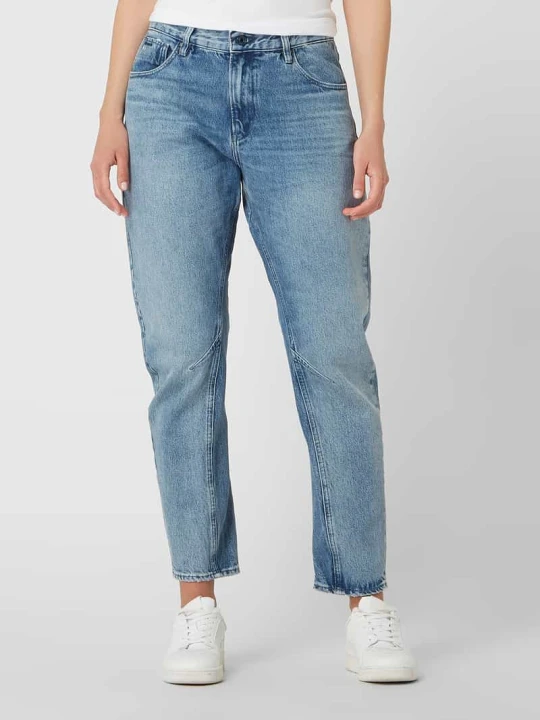 Zdjęcie produktu Jeansy o kroju boyfriend fit z detalem z logo model ‘Arc’ G-Star Raw Jeansowy niebieski