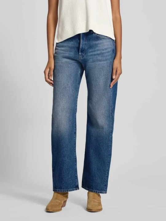 Zdjęcie produktu Jeansy o kroju boyfriend z 5 kieszeniami model ‘Bowey’ G-Star Raw Granatowy