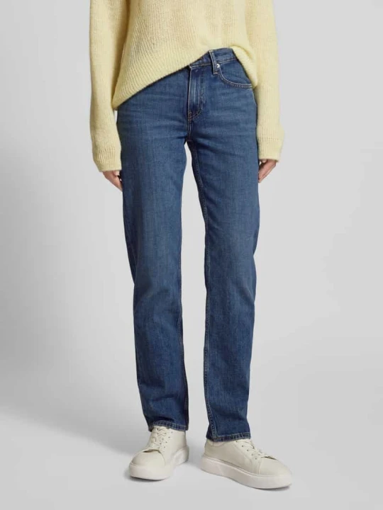 Zdjęcie produktu Jeansy o kroju classic straight fit z 5 kieszeniami Tommy Hilfiger Jeansowy niebieski