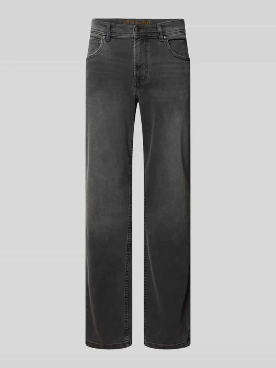 Zdjęcie produktu Jeansy o kroju comfort fit z wpuszczanymi kieszeniami Christian Berg Ciemnoszary