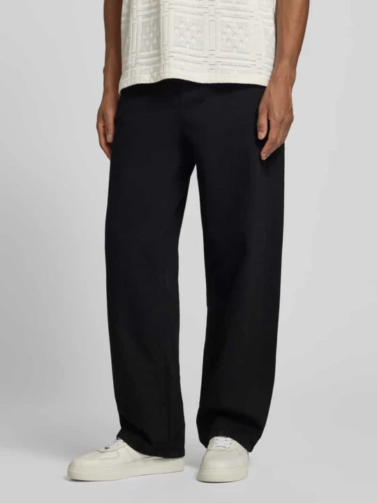 Zdjęcie produktu Jeansy o kroju loose fit w fasonie 5-kieszeniowym model 'Roi' Les Deux Czarny