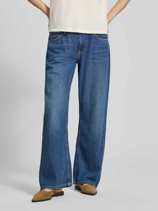 Zdjęcie produktu Jeansy o kroju loose fit z mieszanki bawełny i lyocellu model 'NICKY' Pepe Jeans Jeansowy niebieski
