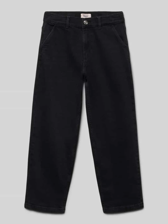 Zdjęcie produktu Jeansy o kroju loose fit z mieszanki bawełny model „GIA” Only Czarny