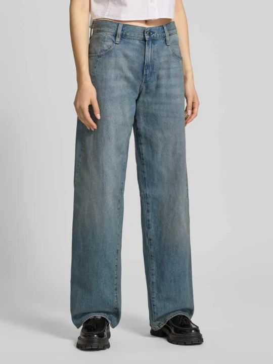 Zdjęcie produktu Jeansy o kroju loose fit z wpuszczanymi kieszeniami model 'Contor' G-Star Raw Jeansowy niebieski