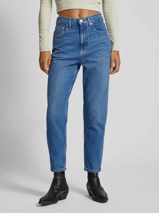 Zdjęcie produktu Jeansy o kroju mom fit z mieszanki bawełny Tommy Jeans Jeansowy niebieski