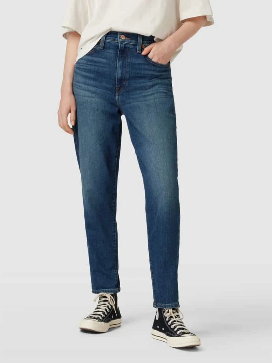 Zdjęcie produktu Jeansy o kroju mom fit z mieszanki bawełny Levi's Ciemnoniebieski
