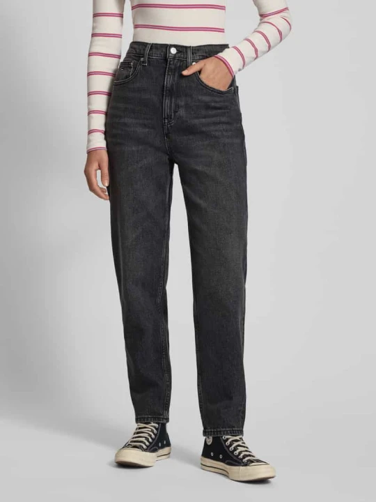 Zdjęcie produktu Jeansy o kroju mom fit z mieszanki bawełny Tommy Jeans Antracytowy