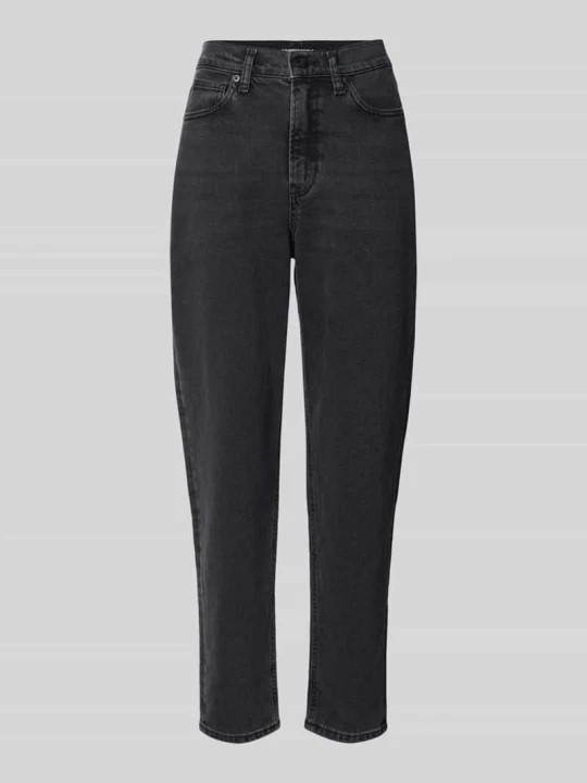 Zdjęcie produktu Jeansy o kroju mom fit z mieszanki bawełny z dodatkiem lyocellu model 'MAIRAA' ARMEDANGELS Czarny