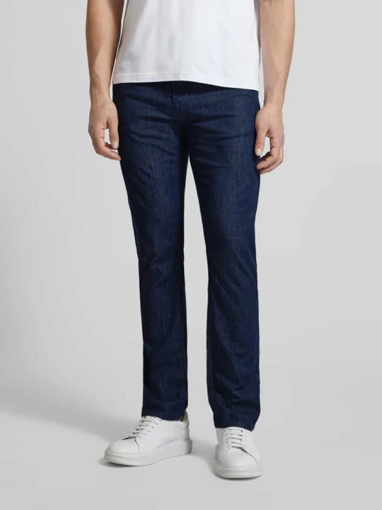 Zdjęcie produktu Jeansy o kroju nowoczesnym z wpuszczanymi kieszeniami model 'Mitch' JOOP! Ciemnoniebieski