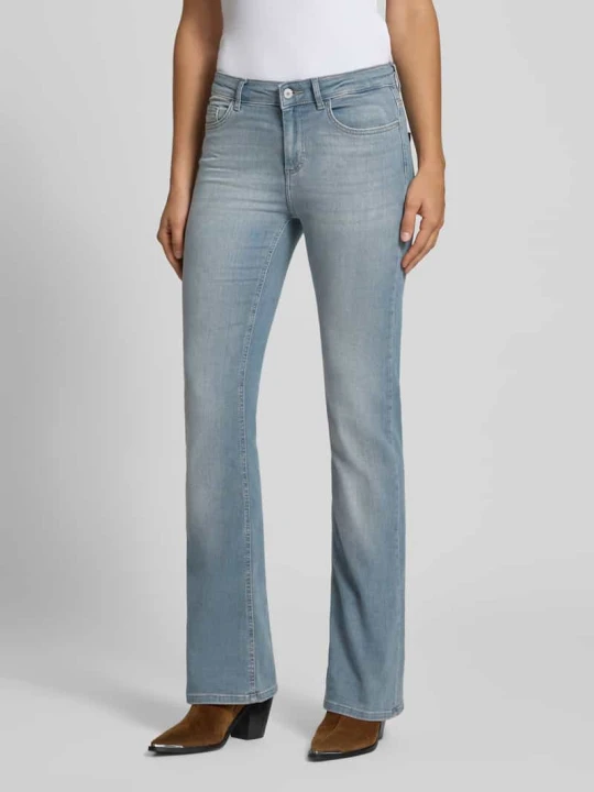 Zdjęcie produktu jeansy o kroju regular fit bootcut z mieszanki bawełny model 'BLUSH' Only Jasnoniebieski