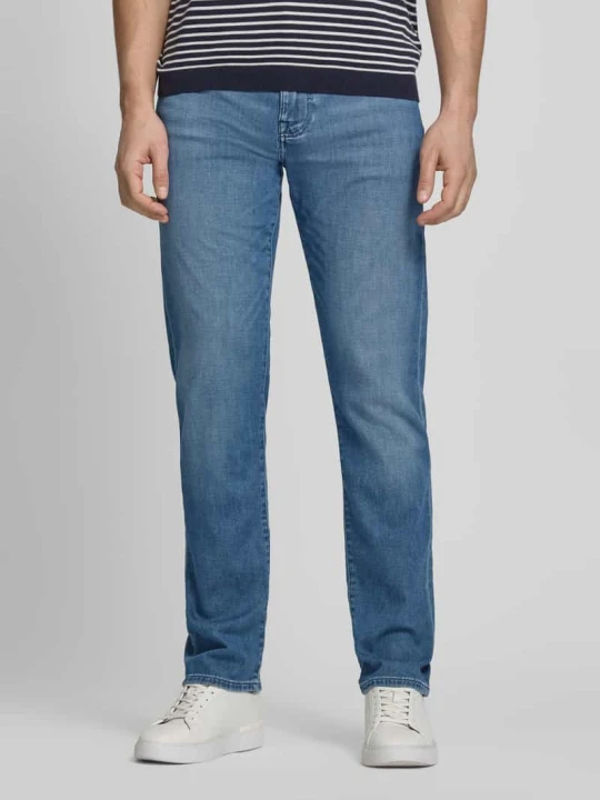 Zdjęcie produktu Jeans o kroju regular fit z mieszanki bawełny model 'DENTON' Tommy Hilfiger Jeansowy niebieski