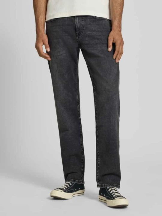 Zdjęcie produktu Jeansy o kroju regular fit straight z mieszanki bawełny i lyocellu model 'CASH' Pepe Jeans Antracytowy