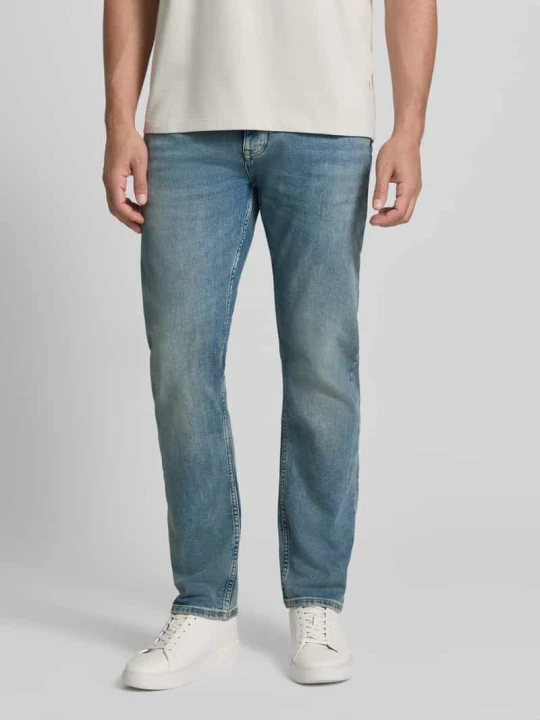 Zdjęcie produktu Jeansy o kroju regular fit tapered z mieszanki bawełny model 'MAURO' s.Oliver Jasnoniebieski