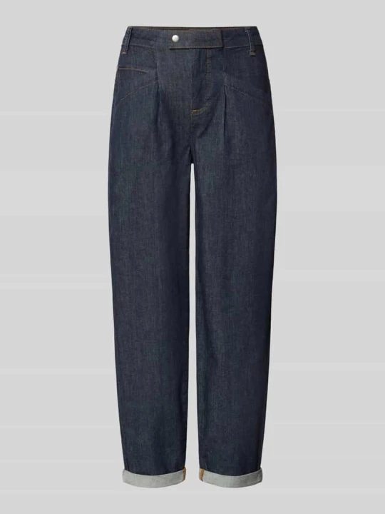 Zdjęcie produktu Jeansy o kroju regular fit typu barrel z mieszanki bawełny model 'Studio Pants' Buena Vista Ciemnoniebieski