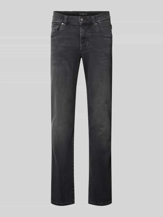 Zdjęcie produktu Jeansy o kroju regular fit w 5 kieszeni Bugatti Średnioszary