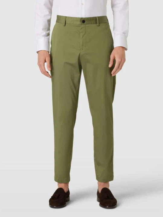 Zdjęcie produktu Spodnie garniturowe w jednolitym kolorze o kroju regular fit model 'Perin' Boss
