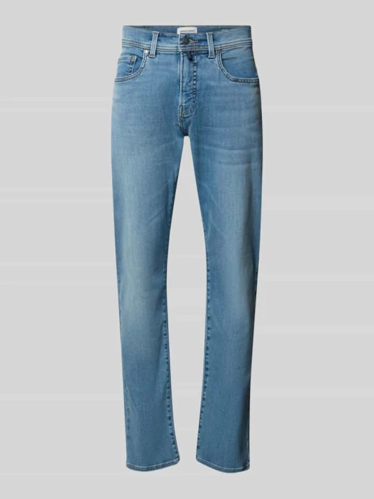 Zdjęcie produktu Jeansy o kroju regular fit w stylu 5 kieszeni model 'Lyon' Pierre Cardin Jasnoniebieski