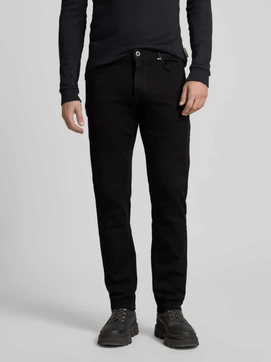 Zdjęcie produktu Jeansy o kroju regular fit z 5 kieszeniami Camel Active Czarny