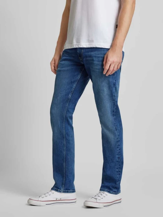 Zdjęcie produktu Jeansy o kroju regular fit z mieszanki bawełny model „CASH” Pepe Jeans Niebieski