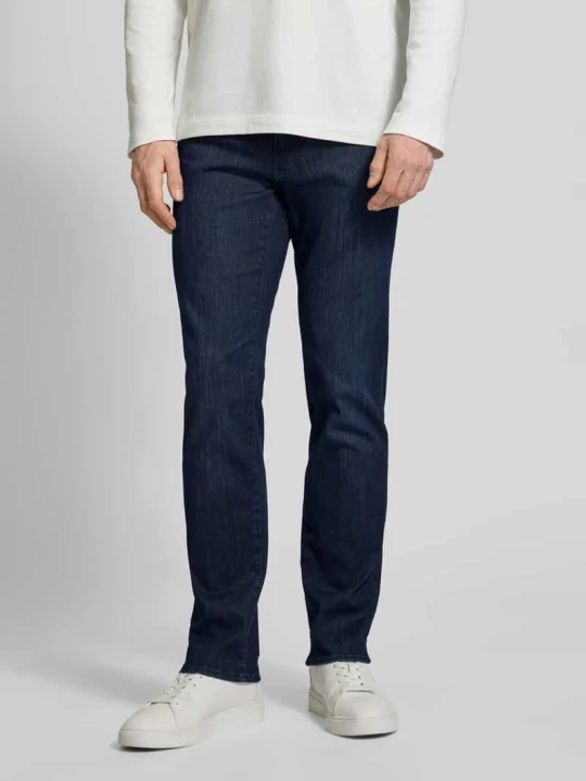 Zdjęcie produktu Dżinsy w kroju slim fit w fasonie 5‑kieszeniowym model 'CHUCK' BRAX Granatowy