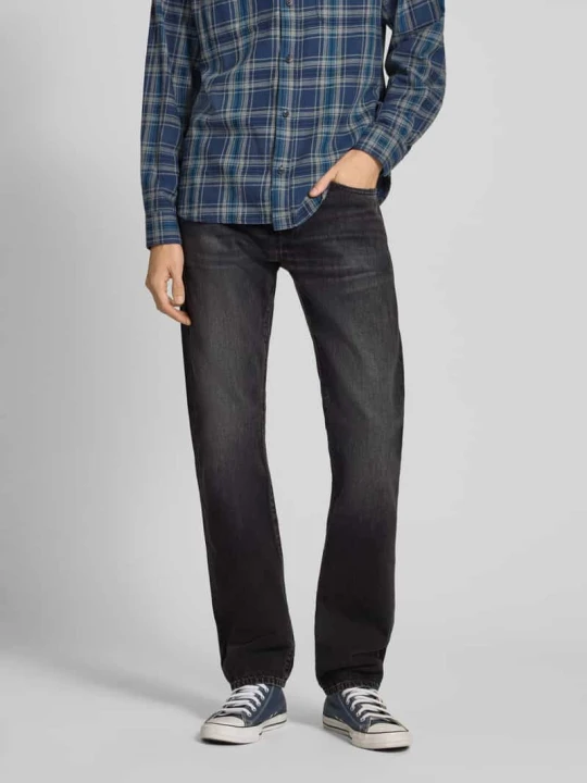 Zdjęcie produktu Jeansy o kroju straight fit model ‘DERRYCK’ Replay Antracytowy