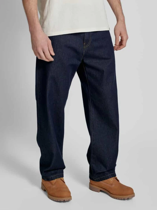 Zdjęcie produktu Jeansy z szeroką nogawką model ‘LANDON’ Carhartt WIP Ciemnoniebieski