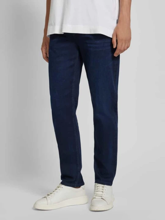 Zdjęcie produktu Jeansy o kroju regular fit z 5 kieszeniami model ‘Re.Maine’ Boss Granatowy