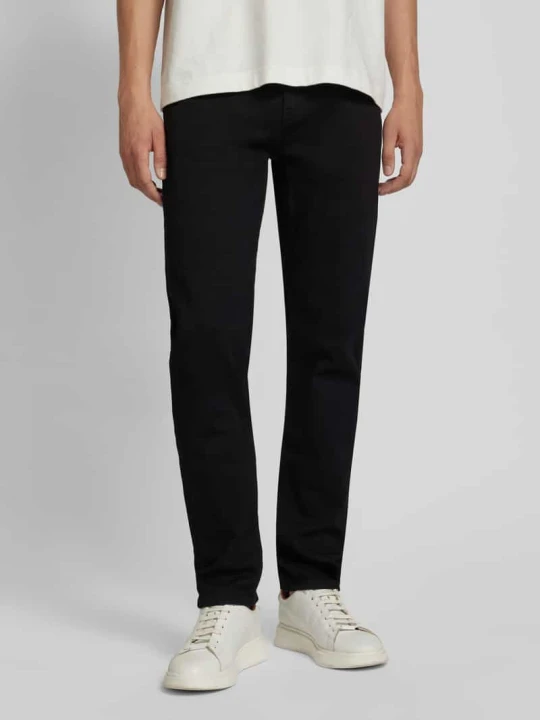 Zdjęcie produktu Jeansy o kroju regular fit z 5 kieszeniami model ‘Re.Maine’ Boss Czarny