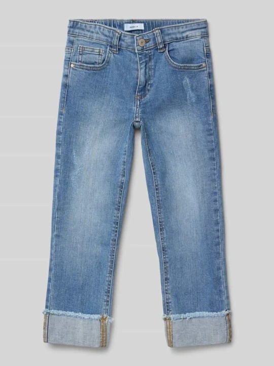 Zdjęcie produktu Jeansy o kroju regular fit z 5 kieszeniami model ‘ROSE’ NAME IT Niebieski