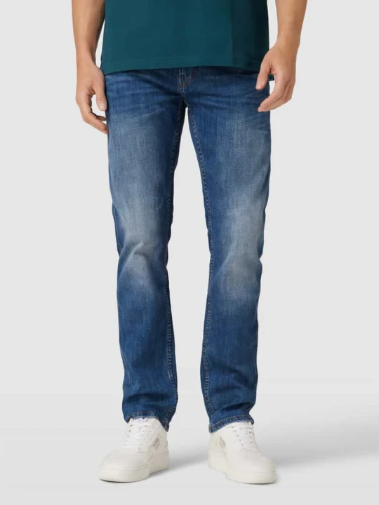 Zdjęcie produktu Jeansy o kroju regular fit z efektem znoszenia model ‘Nightflight’ PME Legend Jasnoniebieski