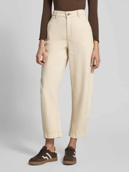 Zdjęcie produktu Jeansy o kroju regular fit z czystej bawełny Model 'WORKWEAR CANVAS BARREL' ARMEDANGELS Złamany biały