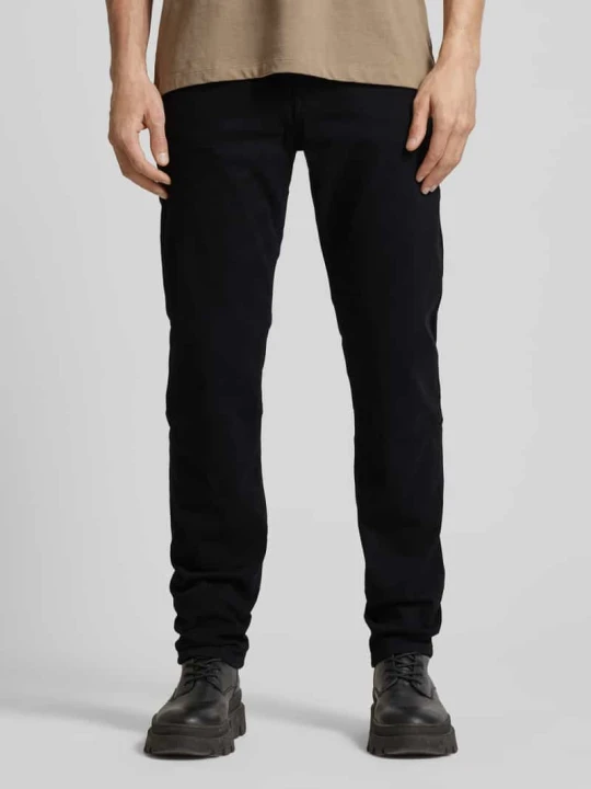 Zdjęcie produktu Jeansy o kroju regular fit z detalem z logo model ‘Re.Maine’ Boss Czarny
