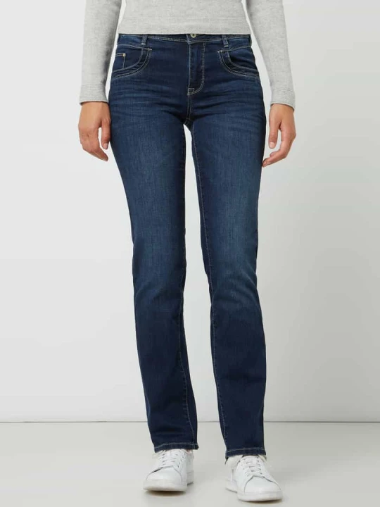Zdjęcie produktu Jeansy o kroju regular fit z dodatkiem streczu model ‘Alexa’ Tom Tailor Jeansowy niebieski